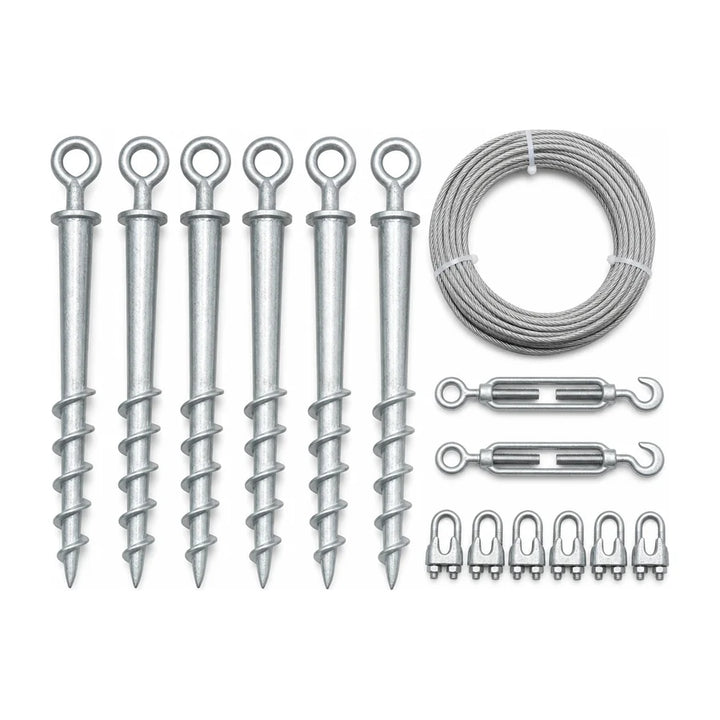 Ground-Lock Anchor Kit, 12 stakes