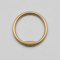 Solid Brass Keyring