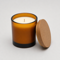 Hand Poured Soy Candle in Amber Glass